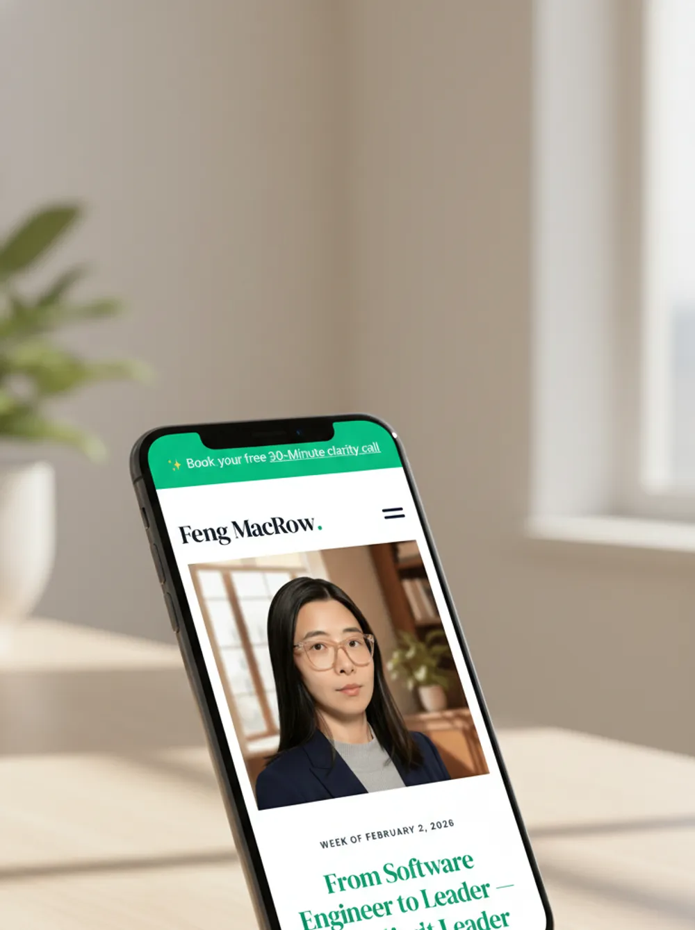 Executive coaching brand